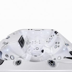 Alta calidad de encargo 42 jets Puerta de acrílico spa <span class=keywords><strong>jacuzzi</strong></span> <span class=keywords><strong>con</strong></span> tumbona - Product Image 5