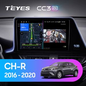 TEYES CC3 2K Radio Multimedia para Coche, Reproductor de Vídeo, Navegación Estéreo, GPS, Android 10, <span class=keywords><strong>Dvd</strong></span>, para Toyota, CHR, 2016 - 2020 - Product Image 2