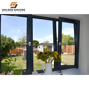 Ventana de inclinación y giro de aluminio con rotura de puente térmico GS con doble acristalamiento para mayor eficiencia energética - Product Image 2