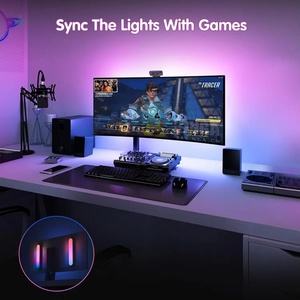 2 Piezas de Luces LED Inteligentes RGB para Juegos, con Sensor de Música, Luz Ambiental, Barra de Luz Fluida, con Control por Aplicación BT - Product Image 6
