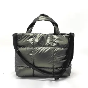 Borse da donna imbottite e trapuntate alla moda borse firmate a tracolla invernali puffer bag