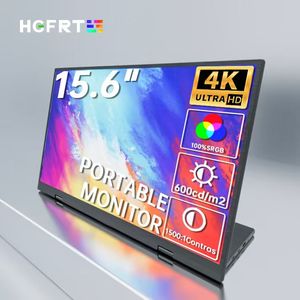 Oem/ODM 15.6 inch 4K Màn hình rộng xách tay màn hình <span class=keywords><strong>LCD</strong></span> 600nits HDR tất cả kim loại cơ thể dưới Gấp thiết kế mở rộng màn hình máy tính xách tay - Product Image 1