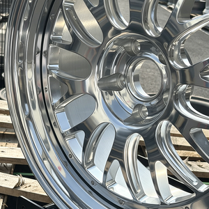 <span class=keywords><strong>Jantes</strong></span> de voiture personnalisées en aluminium forgé, finition polie, 2 pièces, 18, <span class=keywords><strong>19</strong></span>, 20, 21 <span class=keywords><strong>pouces</strong></span>, 5*112, 5*114.3, 5*120, pour M2 M3 G20 G30 - Product Image 4