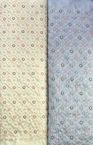 Tissu de broderie en georgette non tissée le plus vendu en Inde pour dupatta de mariage, tissu de broderie léger - Product Image 2