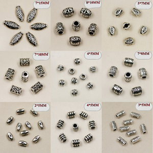 En gros pas cher perle de stockage en ligne pour bracelet en perles de rocaille en argent Tibétain hama logo personnalisé en métal perles pour la fabrication de bijoux - Product Image 4