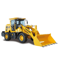 LUGONG LG938 Cheap CE mini chargeuse sur pneus 4x4 chinese Diesel drive mini front end loader small wheel loaders