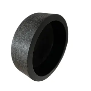 Factory Direct Sale Pe100 Round Butt Fusion End Cap Black CE ISO Certification Plastic Butt Welded Pipe End Cap pipe fittings