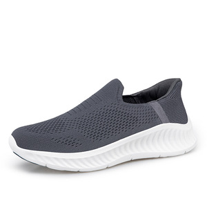Cross Border Slip Women's <b>Shoes</b> Walking <b>Shoes</b> Summer <b>for</b> Breathable Lightweight Soft Sole <b>Elderly</b> <b>Shoes</b> Mesh Sneakers Model - Product Image 3