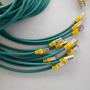 Kabel Patch RJ45 Industri Elektronik Cat6 STP Berpelindung Konduktor Tembaga Berlapis Timah 80 Tahan Suhu Tinggi Nylon/PBT - Product Image 2
