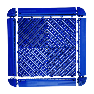 Cứng nhắc mô-đun đầy màu sắc lồng vào nhau gạch lát sàn nhà để xe Nhựa công nghiệp thảm sàn cho xe chi tiết cửa hàng hội thảo - Product Image 1