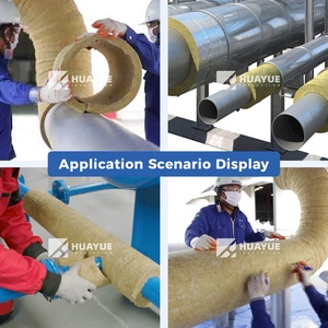 Tubo/Condotto in Lana di <span class=keywords><strong>Roccia</strong></span> per Isolamento Termico e Acustico Industriale, Densità 100-120kg/m, Ignifugo 750 - Product Image 6