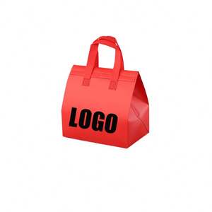 Sac isotherme pliable en aluminium écologique réutilisable avec logo personnalisé, imperméable et anti-fuite, pour restaurants - Product Image 1