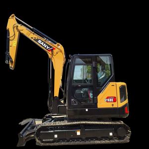 Used SANY SY60C 6 TON Crawler Excavator with Bucket CE Certified Core Bearing Components-Machinery for Sale in China - Product Image 1