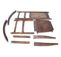 Nouvelle chaise berçante moderne en cèdre pour une utilisation intérieure et extérieure, siège confortable en bois naturel, bascule personnalisée