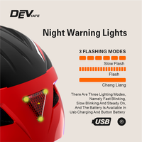 Nouvelle arrivée Casque de vélo cool avec lumière et lunettes Vente d'usine