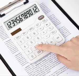 Máy Tính 837 Năng Lượng Kép Bảng Máy Tính Để Bàn Jumbo Kế Toán Kinh Doanh Văn Phòng Phẩm 12 Lớn Chữ Số Điện Tử LCD Tính Toán - Product Image 3