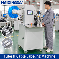 Machine d'étiquetage de câbles et de fils pour le marquage des faisceaux électriques, l'identification des tubes et les lignes de production industrielles