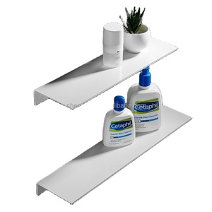 Metal <strong>Shelve</strong> Floating Shelves Waterproof Wall Mounted Storage Shelves Floating Wall Shelf - Product Image 1