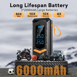 Compresseur d'air portable <span class=keywords><strong>à</strong></span> batterie au lithium LED le plus vendu, 150 PSI, gonfleur de pneus <span class=keywords><strong>électrique</strong></span> pour voiture, moto, <span class=keywords><strong>vélo</strong></span> <span class=keywords><strong>électrique</strong></span> - Product Image 2