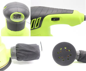 Sander orbital électrique à vitesse variable KONSUN |   Sander de finition sans poussière de 5 pouces pour le travail du bois, le métal - Product Image 4