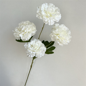 Nouvelles Pivoines Décoratives Artisanales à 4 Têtes, Longues Branches, Fleurs Artificielles pour Mariages, Fêtes et Événements Thématiques - Product Image 2