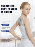 Correcteur électronique intelligent pour le dos, soutien dorsal automatique réglable et rappel par vibration, ceinture de soutien pour les épaules