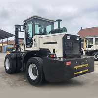 Pengiriman Gratis Euro 5 EPA SAAO 3 Ton 4x4 Off Road Penggerak Empat Roda Artikulasi Hidrolik Diesel Forklift Segala Medan
