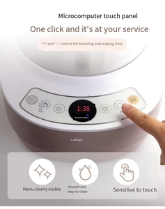 Mini-mélangeur rotatif automatique pour la pâte, idéal pour la fabrication de pain et de pizzas – Le meilleur choix - Product Image 2