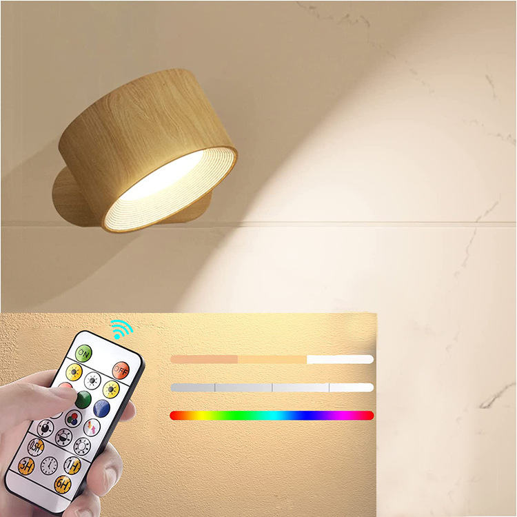 Wooden [Touch Control+ Remote Control+RGB]