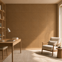 Décoration acoustique contemporaine en PET polyester imprimé UV pour studio à domicile, design mural, panneau mural imprimé UV