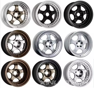 ล้อฟอร์จ XINLAI สีดำโครเมียมแบบเปิดซี่ลวดลายดิสลึก 2 ชิ้น ขนาด 26 นิ้ว 5x120 5x112 สำหรับการประกอบชุดสมรรถนะสูงแบบดิสลึก - Product Image 5