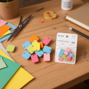 Accessorio Rettangolare in Legno ILAN 17x13.5mm 15pz per Decorazioni Artigianali - Product Image 2