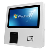 Caisse enregistreuse intelligente murale pour restaurants Magasins de thé au lait Boutiques de desserts Machine de paiement de commande en libre-service Fonction SDK