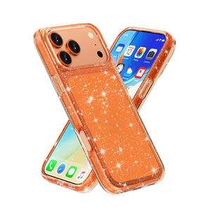 Funda de teléfono a prueba de golpes con piedras brillantes de cristal para iPhone 18 17 Pro Max, funda altamente protectora para iPhone 17 Pro Max - Product Image 3
