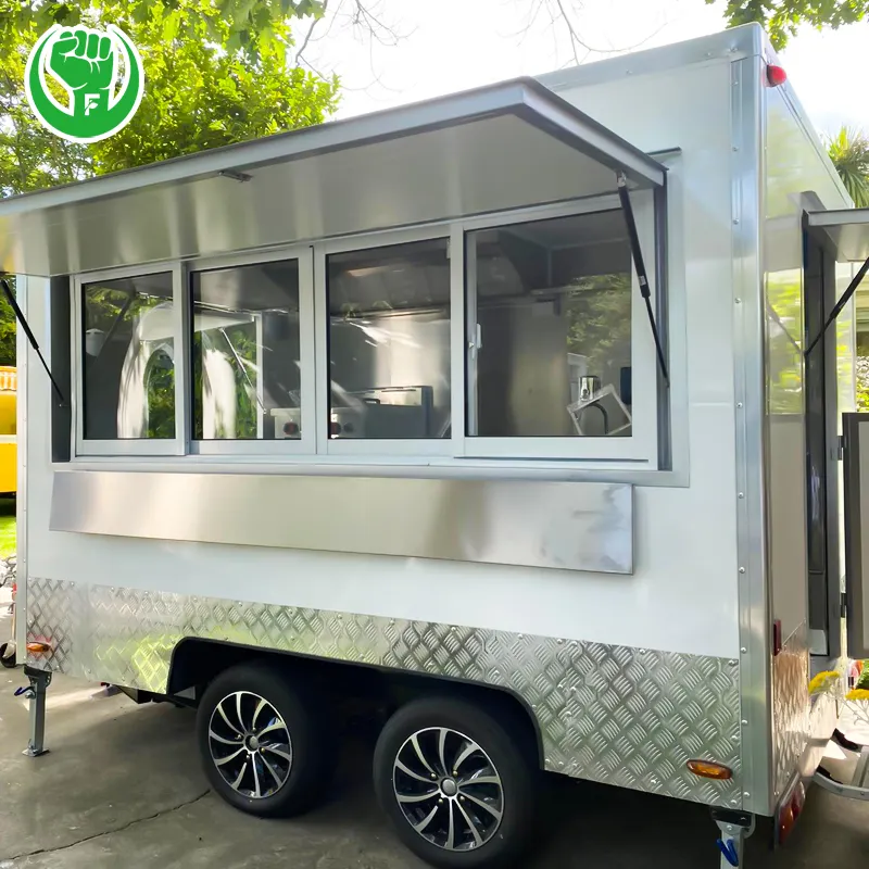 BBQ Truck Hot Dog Coffee Outdoor Street Food Trailer