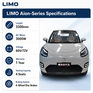 รถสกู๊ตเตอร์เคลื่อนที่ 4 ล้อ LIMO Aion-Series Premium EV จากโรงงานโดยตรง ยานยนต์พลังงานใหม่แบบปิดทึบ ออกแบบมาโดยเฉพาะสำหรับการเดินทาง - Product Image 4