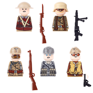WW2 Militär Mini-Soldatenfiguren Armee-Waffen Plastik Sowjetische Armee Mosin-Nagan-Waffe Ausrüstung Bausteine Spielzeug - Product Image 6