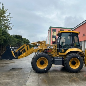 Niedriger Preis Gebraucht Bagger lader JCB 4CX 4x4 Rad Bagger lader JCB 3CX 4CX Bagger lader Baumaschinen Ausrüstung - Product Image 1