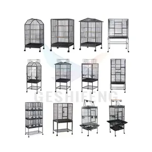 China wholesale custom plastic bamboo wood stainless steel foldable pigeon breeding cage bird cage in pakistan karachi for sale