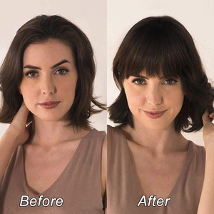 AliLeader Vente en Gros 36 Couleurs Nouveaux Styles Franges Synthétiques à Clipser Cheveux Lisses Soyeux Épais et Soignés - Product Image 4