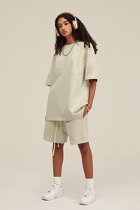 Conjuntos de Camiseta y Pantalones Cortos Lisos de Dos Piezas, Estilo Urbano, Personalizados al por Mayor para Hombre - Product Image 4