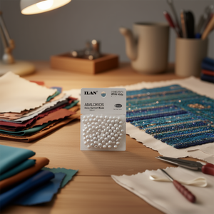 Ilan Abalorios Perline Bianche 6mm 20g per Abbigliamento - Product Image 3