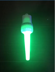 Nouvelle lumière LED clignotante pour filet de pêche, bouée flottante <span class=keywords><strong>sous</strong></span>-marine scintillante, attirant les poissons, lumière rouge, jaune, verte, fabriquée en ABS durable - Product Image 2