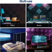 Panneau acoustique moderne en mousse pour studio, cale acoustique haute densité, isolation phonique écologique pour hôtels et appartements