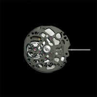 Nouveau produit, design tendance, fabrication japonaise, mouvement de montre mécanique de base à 24 rubis, série NH, squelette noir-gris, NH72A, vente en gros