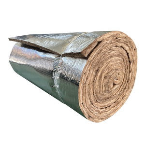 Thân thiện với formaldehyde miễn phí 16kg M3 Mật độ sợi thủy tinh len cách nhiệt CuộN nâu chống cháy vải R1.3 r1.5 r2.3 kích cỡ - Product Image 3