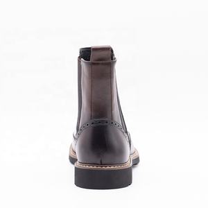 Botas de cuero estilo <span class=keywords><strong>Chelsea</strong></span> para hombre, botas de fiesta a la moda, para invierno, <span class=keywords><strong>2022</strong></span> - Product Image 4