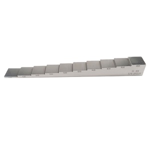 10-stufiger Dickenmessblock in den Größen 2-20 mm aus Stahl 1018, Edelstahl 304, Aluminium, Kupfer, Instrumententeile und Zubehör - Product Image 2
