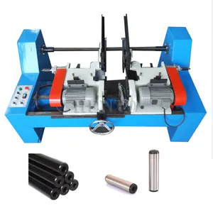 Double-head pneumatic chamfering machine / Chamfering equipment / Chamfering and cutting machine steel