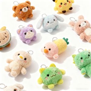 Set di <span class=keywords><strong>Mini</strong></span> Peluche Animali JinQi per Bambini - Piccole Bambole Imbottite con Cotone PP e Decorazione Portachiavi, Premi per Carnevale, Regali Scolastici - Product Image 3